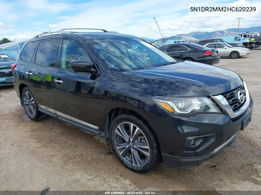 2017 Nissan Pathfinder Platinum VIN: 5N1DR2MM2HC620239 Lot: 42609552