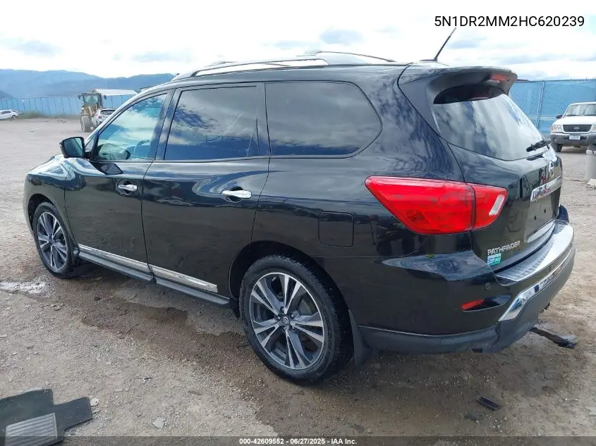 2017 Nissan Pathfinder Platinum VIN: 5N1DR2MM2HC620239 Lot: 42609552
