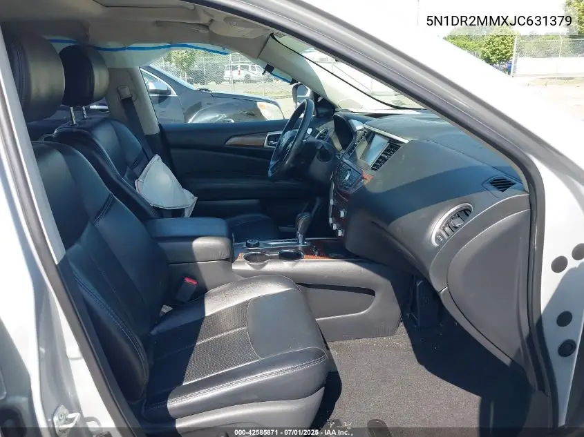 2018 Nissan Pathfinder S/Sv/Sl/Platinum VIN: 5N1DR2MMXJC631379 Lot: 42585871