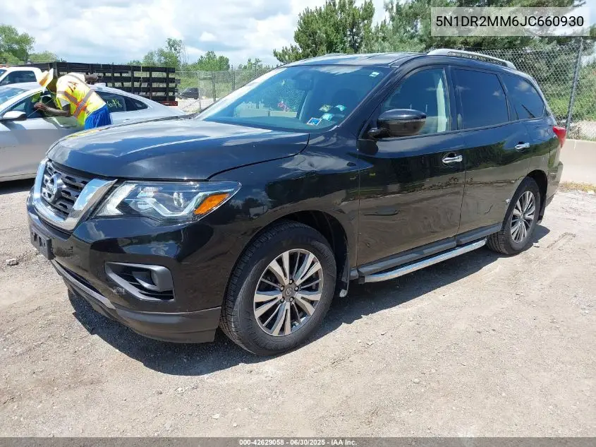 2018 Nissan Pathfinder Sv VIN: 5N1DR2MM6JC660930 Lot: 42629058