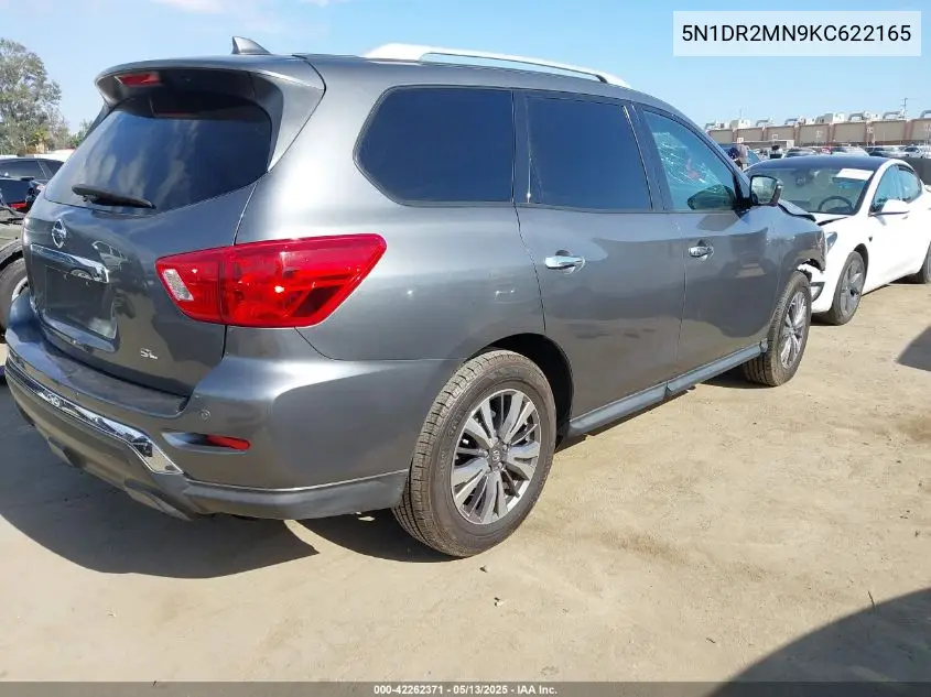 5n1dr2mn9kc622165 5N1DR2MN9KC622165 2019 Nissan Pathfinder Sl