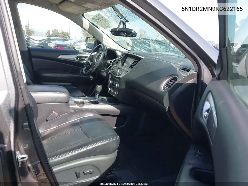5n1dr2mn9kc622165 5N1DR2MN9KC622165 2019 Nissan Pathfinder Sl