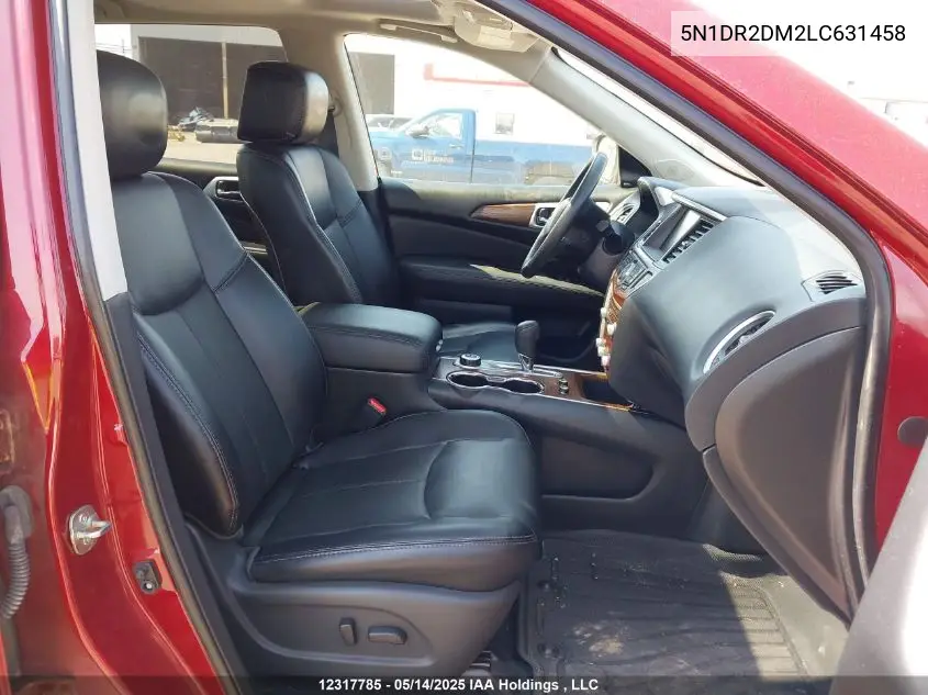 2020 Nissan Pathfinder Platinum VIN: 5N1DR2DM2LC631458 Lot: 12317785