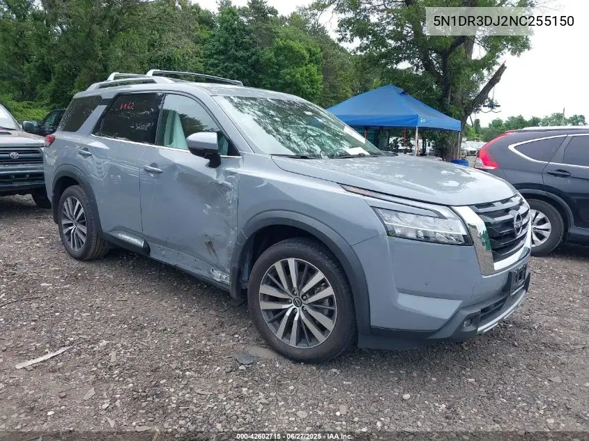 2022 Nissan Pathfinder Platinum 4Wd VIN: 5N1DR3DJ2NC255150 Lot: 42602715