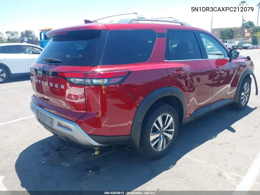 2023 Nissan Pathfinder Sl Fwd VIN: 5N1DR3CAXPC212079 Lot: 42635812