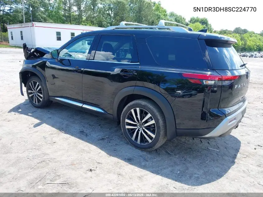 2025 Nissan Pathfinder Platinum Fwd VIN: 5N1DR3DH8SC224770 Lot: 42261002