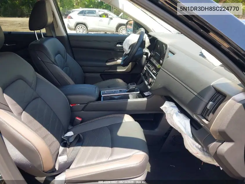 2025 Nissan Pathfinder Platinum Fwd VIN: 5N1DR3DH8SC224770 Lot: 42261002