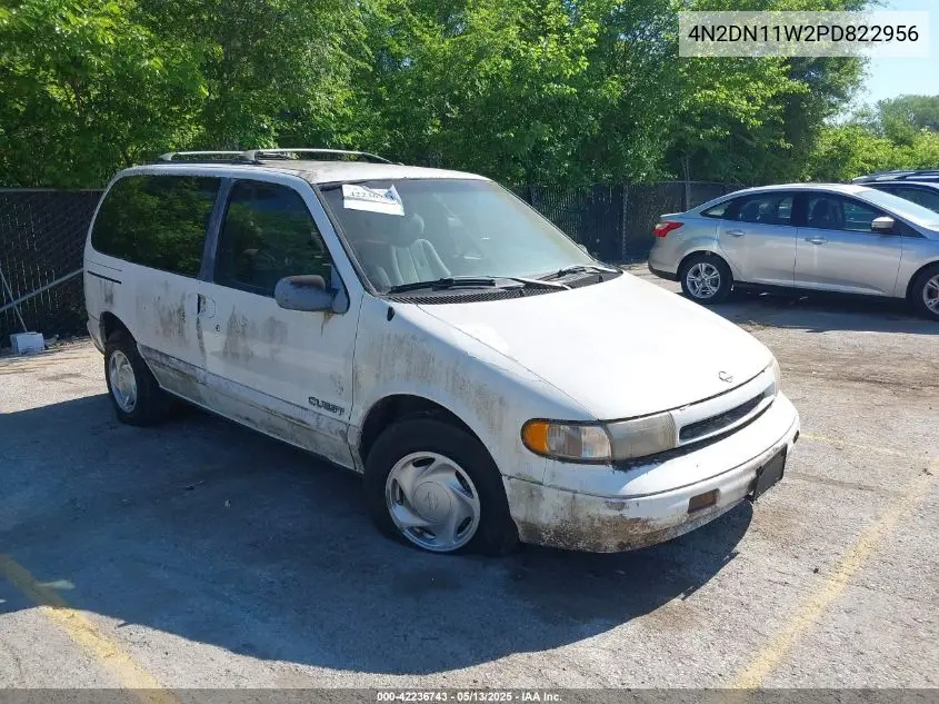 1993 Nissan Quest Gxe/Xe VIN: 4N2DN11W2PD822956 Lot: 42236743