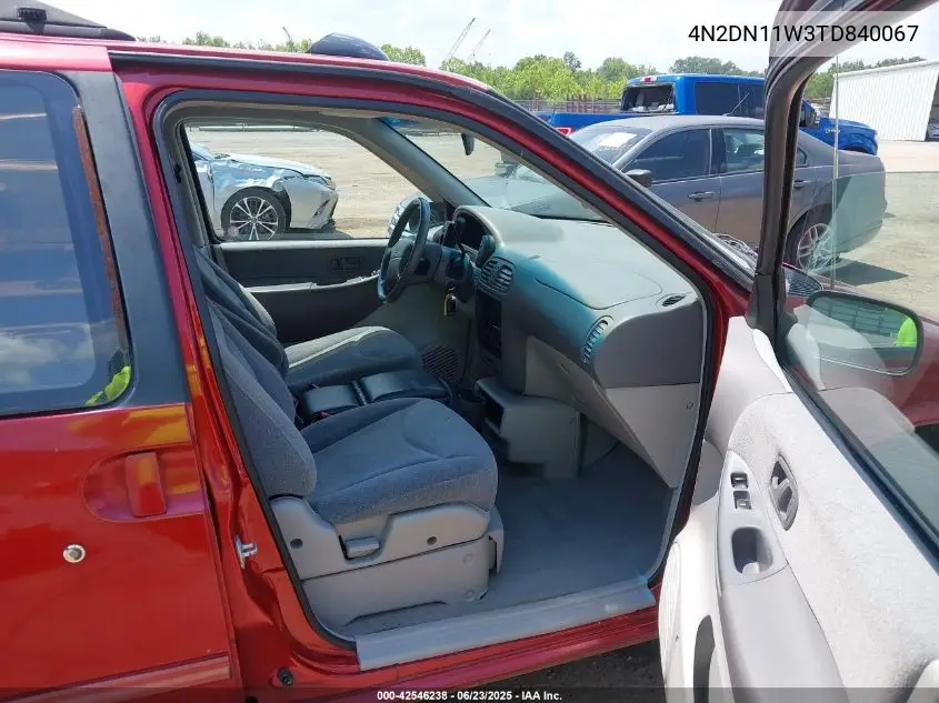 1996 Nissan Quest Xe/Gxe VIN: 4N2DN11W3TD840067 Lot: 42546238