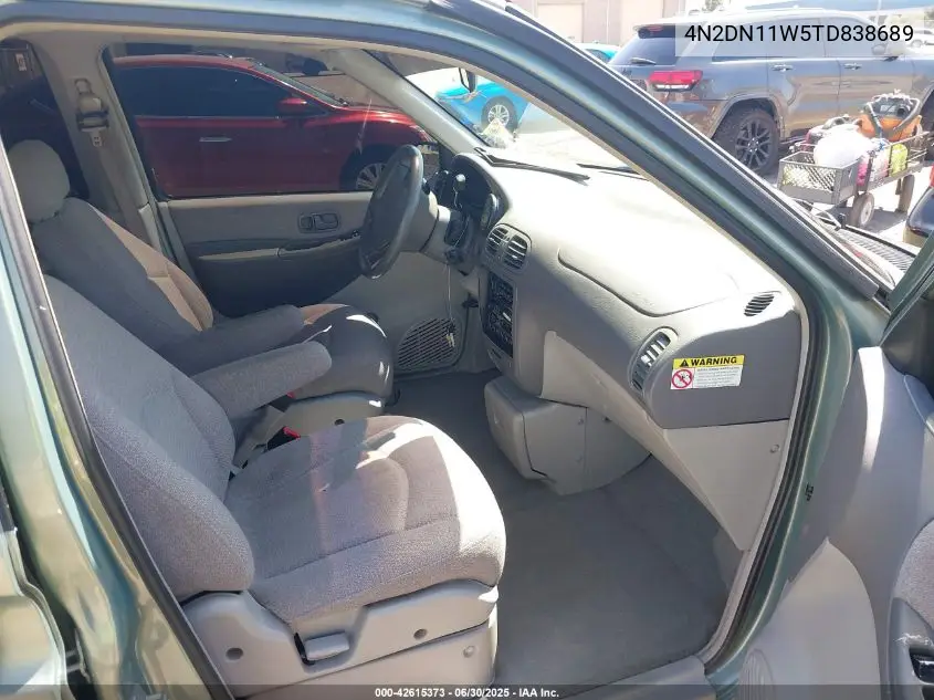 1996 Nissan Quest Xe/Gxe VIN: 4N2DN11W5TD838689 Lot: 42615373