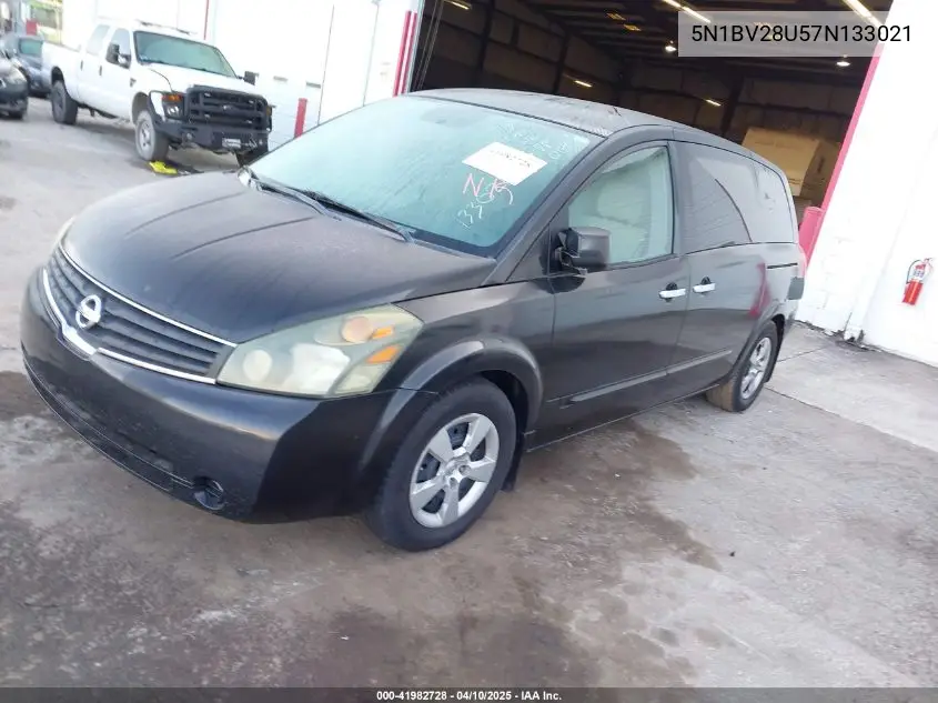 2007 Nissan Quest 3.5 VIN: 5N1BV28U57N133021 Lot: 41982728
