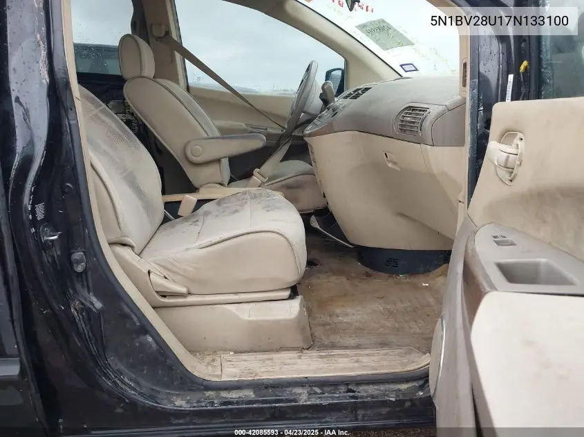 2007 Nissan Quest 3.5 VIN: 5N1BV28U17N133100 Lot: 42085593