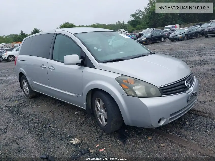 2009 Nissan Quest 3.5 VIN: 5N1BV28U49N102023 Lot: 42507831