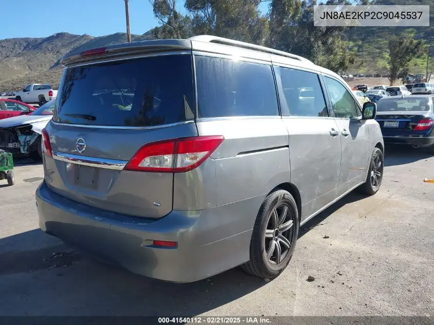 2012 Nissan Quest S VIN: JN8AE2KP2C9045537 Lot: 41540112