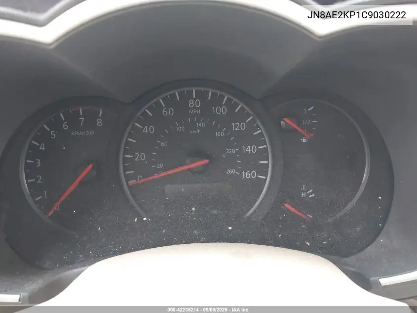 2012 Nissan Quest S VIN: JN8AE2KP1C9030222 Lot: 42235214