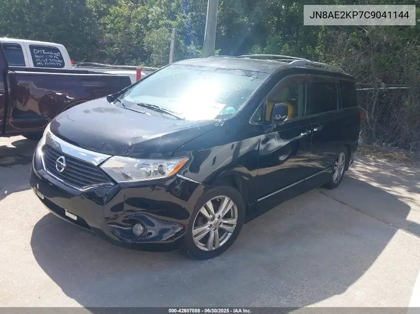2012 Nissan Quest Le VIN: JN8AE2KP7C9041144 Lot: 42607086