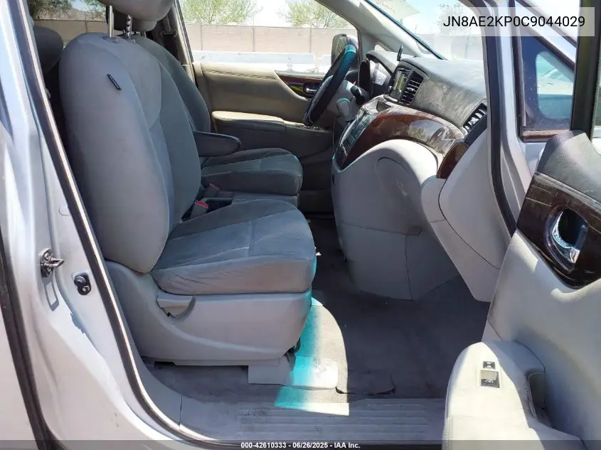 2012 Nissan Quest Sv VIN: JN8AE2KP0C9044029 Lot: 42610333