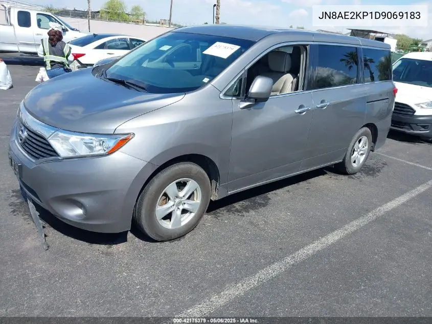 2013 Nissan Quest Sv VIN: JN8AE2KP1D9069183 Lot: 42175379