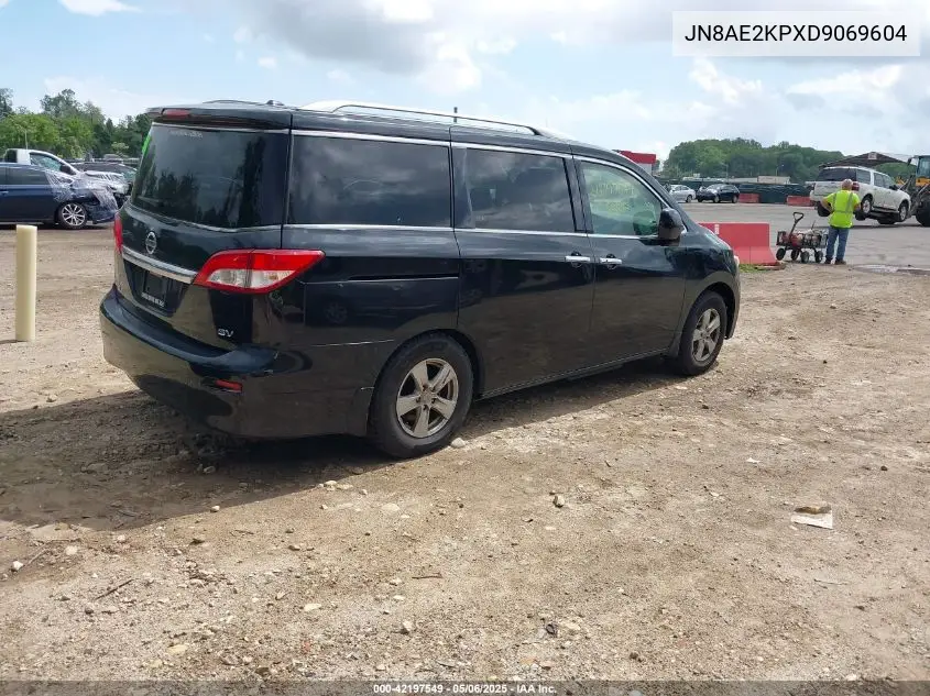 2013 Nissan Quest Sv VIN: JN8AE2KPXD9069604 Lot: 42197549