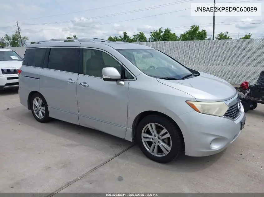 2013 Nissan Quest Sl VIN: JN8AE2KP8D9060089 Lot: 42233031