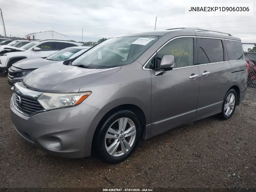 2013 Nissan Quest Sl VIN: JN8AE2KP1D9060306 Lot: 42627647
