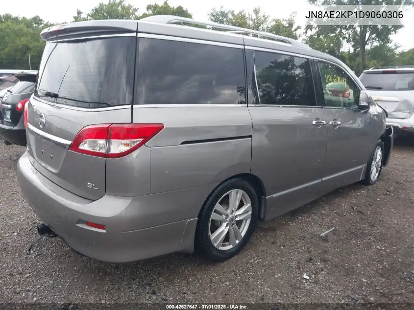 2013 Nissan Quest Sl VIN: JN8AE2KP1D9060306 Lot: 42627647