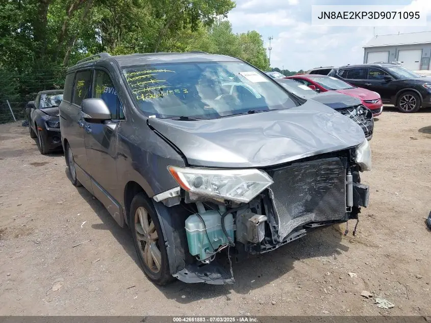 2013 Nissan Quest Sl VIN: JN8AE2KP3D9071095 Lot: 42661883