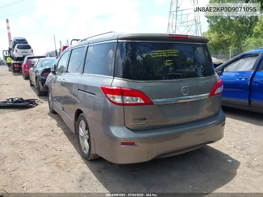 2013 Nissan Quest Sl VIN: JN8AE2KP3D9071095 Lot: 42661883