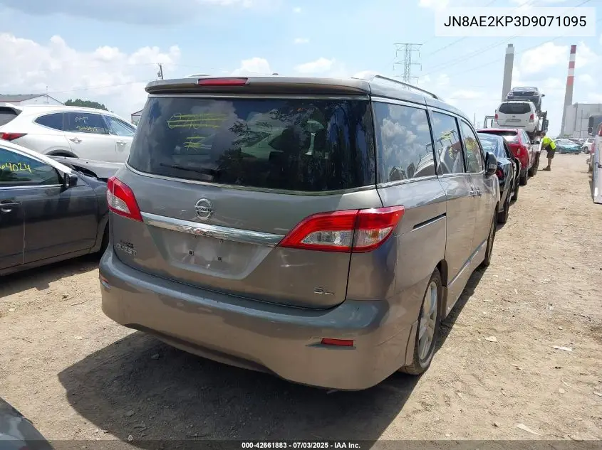 2013 Nissan Quest Sl VIN: JN8AE2KP3D9071095 Lot: 42661883