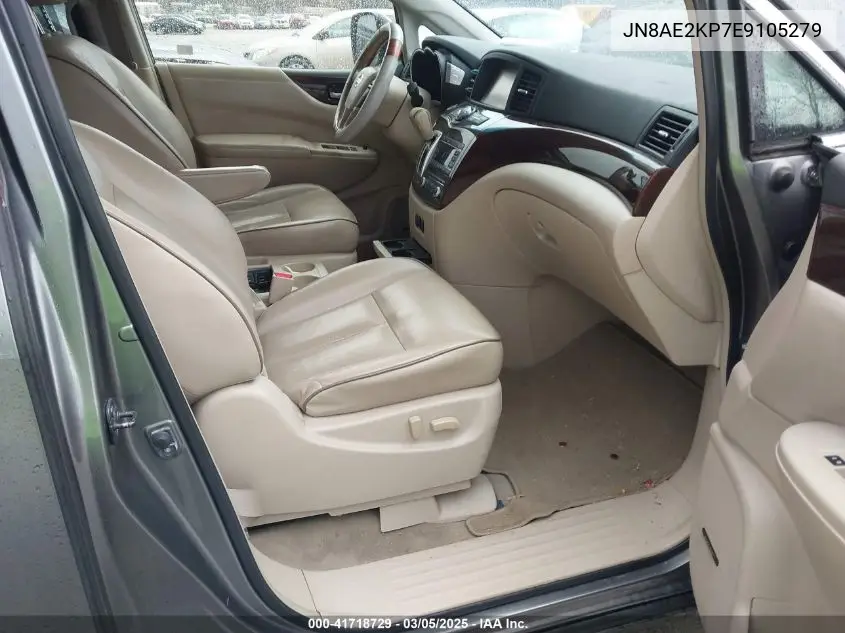 2014 Nissan Quest Le VIN: JN8AE2KP7E9105279 Lot: 41718729