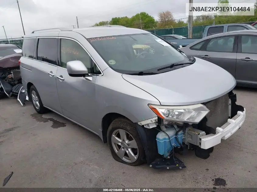 2014 Nissan Quest Sv VIN: JN8AE2KP3E9104484 Lot: 42186466