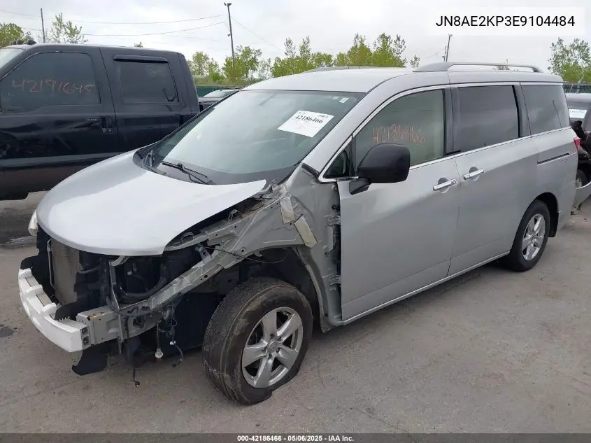 2014 Nissan Quest Sv VIN: JN8AE2KP3E9104484 Lot: 42186466