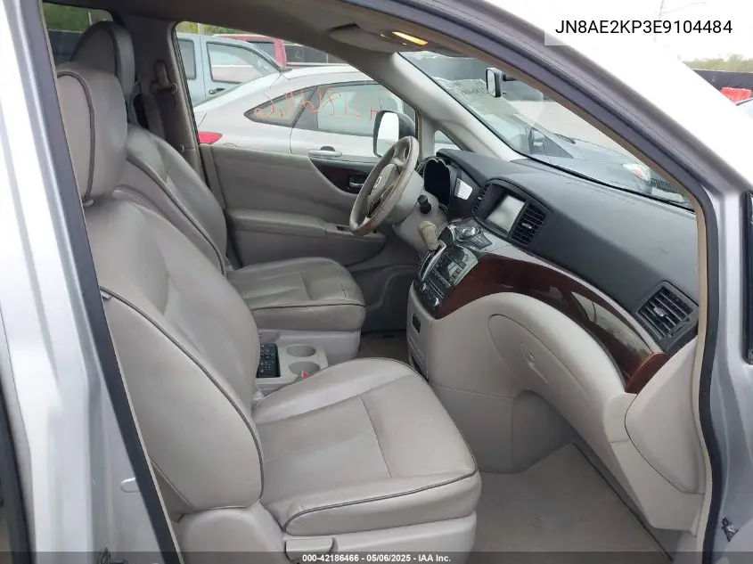 2014 Nissan Quest Sv VIN: JN8AE2KP3E9104484 Lot: 42186466