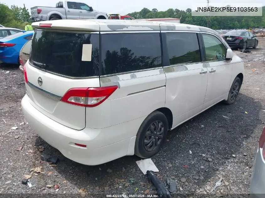 2014 Nissan Quest S VIN: JN8AE2KP5E9103563 Lot: 42223702