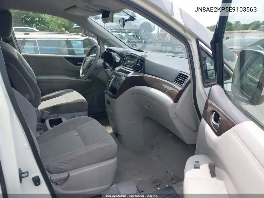 2014 Nissan Quest S VIN: JN8AE2KP5E9103563 Lot: 42223702