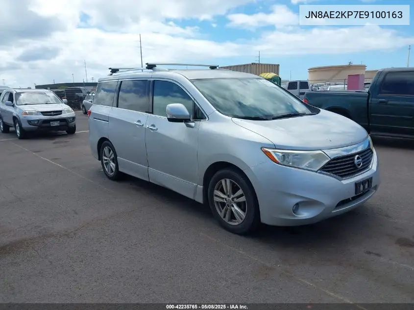 2014 Nissan Quest Sl VIN: JN8AE2KP7E9100163 Lot: 42235765