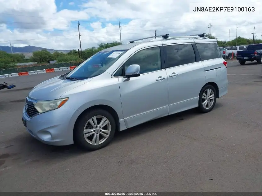 2014 Nissan Quest Sl VIN: JN8AE2KP7E9100163 Lot: 42235765