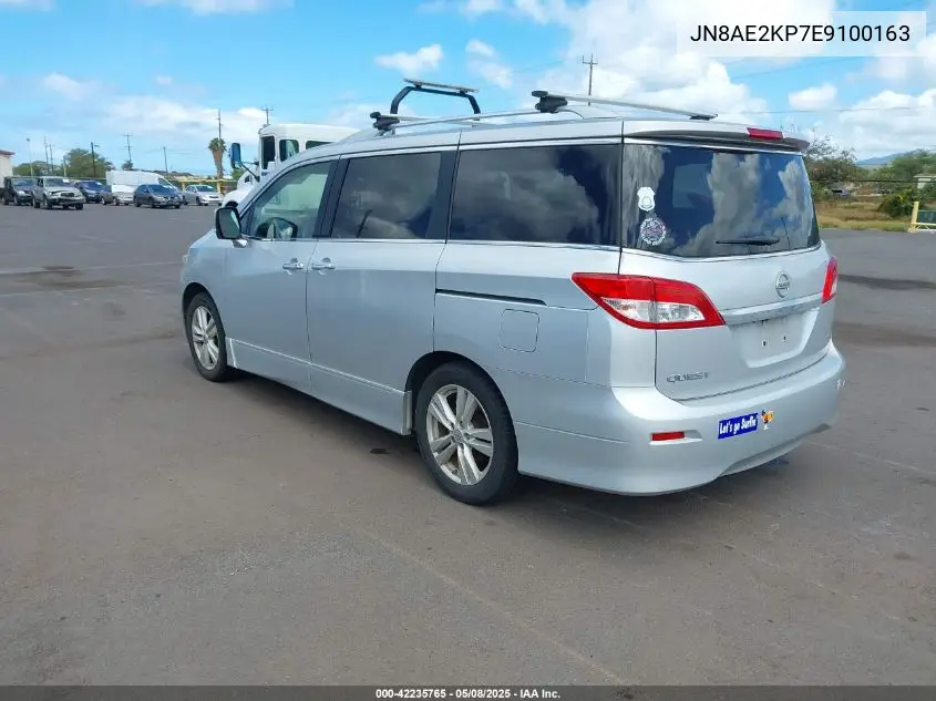 2014 Nissan Quest Sl VIN: JN8AE2KP7E9100163 Lot: 42235765