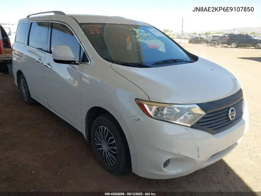 2014 Nissan Quest S VIN: JN8AE2KP6E9107850 Lot: 42262856