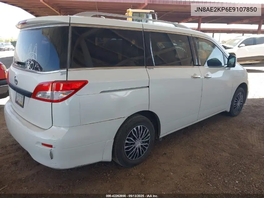 2014 Nissan Quest S VIN: JN8AE2KP6E9107850 Lot: 42262856