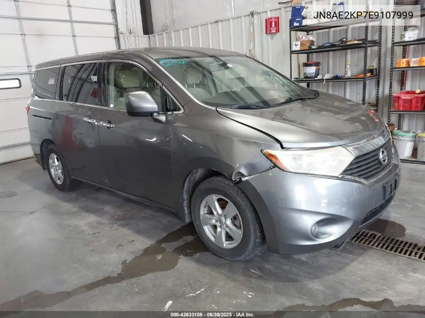 2014 Nissan Quest Sv VIN: JN8AE2KP7E9107999 Lot: 42633106