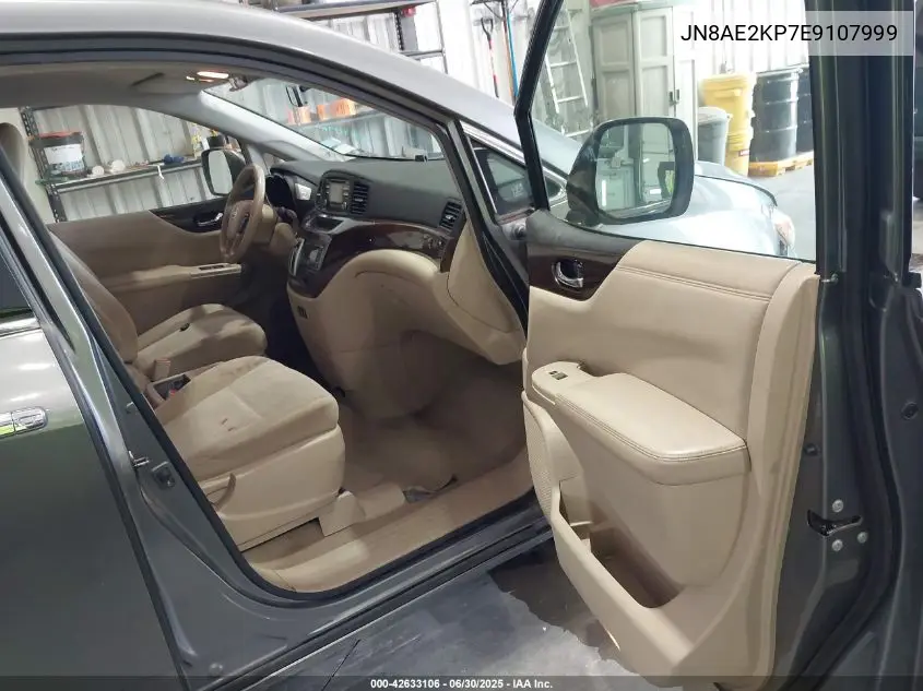 2014 Nissan Quest Sv VIN: JN8AE2KP7E9107999 Lot: 42633106