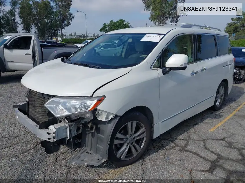 2015 Nissan Quest Sl VIN: JN8AE2KP8F9123341 Lot: 42211302