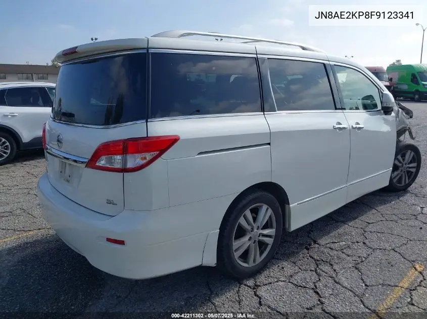 2015 Nissan Quest Sl VIN: JN8AE2KP8F9123341 Lot: 42211302