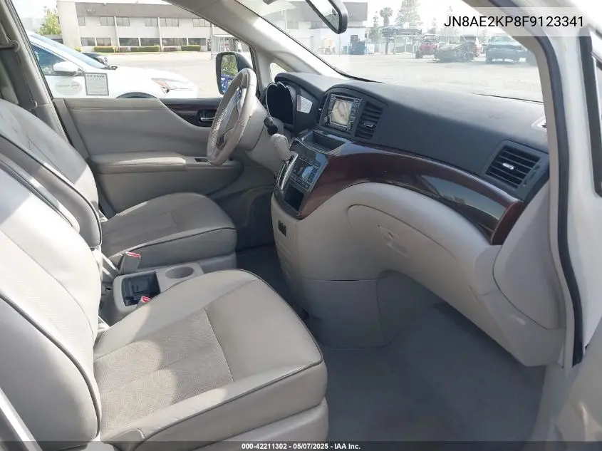 2015 Nissan Quest Sl VIN: JN8AE2KP8F9123341 Lot: 42211302