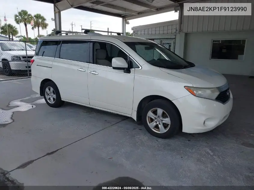 2015 Nissan Quest Sv VIN: JN8AE2KP1F9123990 Lot: 42220624