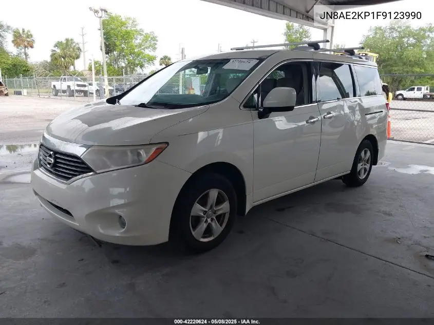 2015 Nissan Quest Sv VIN: JN8AE2KP1F9123990 Lot: 42220624