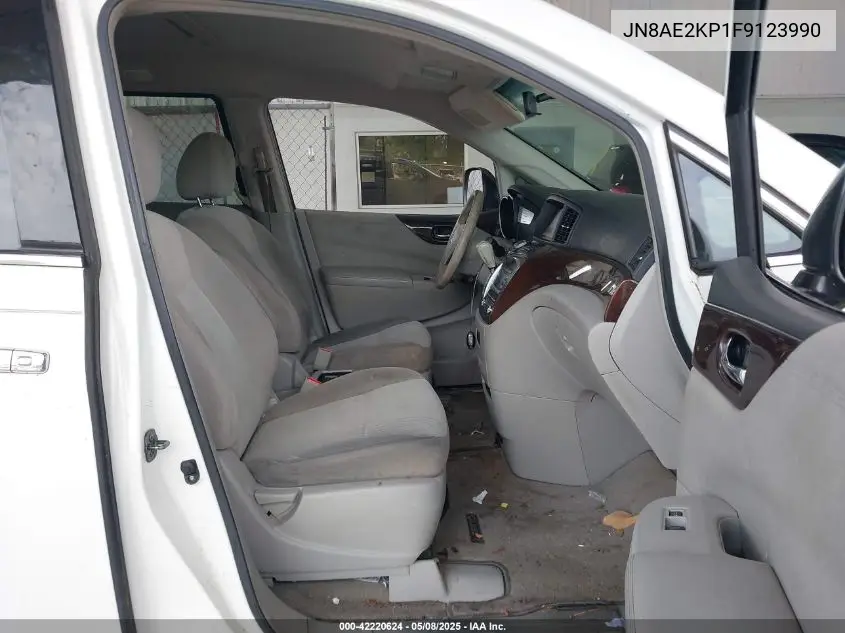 2015 Nissan Quest Sv VIN: JN8AE2KP1F9123990 Lot: 42220624
