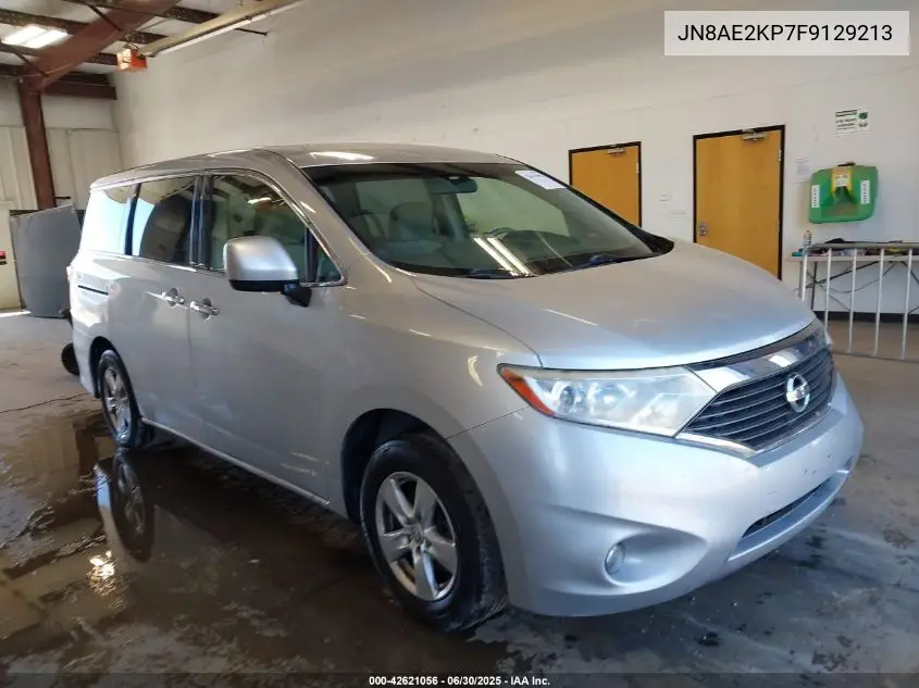 2015 Nissan Quest Platinum/S/Sl/Sv VIN: JN8AE2KP7F9129213 Lot: 42621056