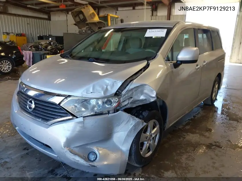 2015 Nissan Quest Platinum/S/Sl/Sv VIN: JN8AE2KP7F9129213 Lot: 42621056